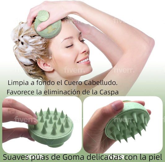 Cepillo Pelo Antitirones, Masajeador Cuero Cabelludo Y Peine Antitirones - Cepillo Antitirones - Desenredante Pelo Niñas - Exfoliante Capilar - Cepillo Pelo Antirotura - Peine Hombre