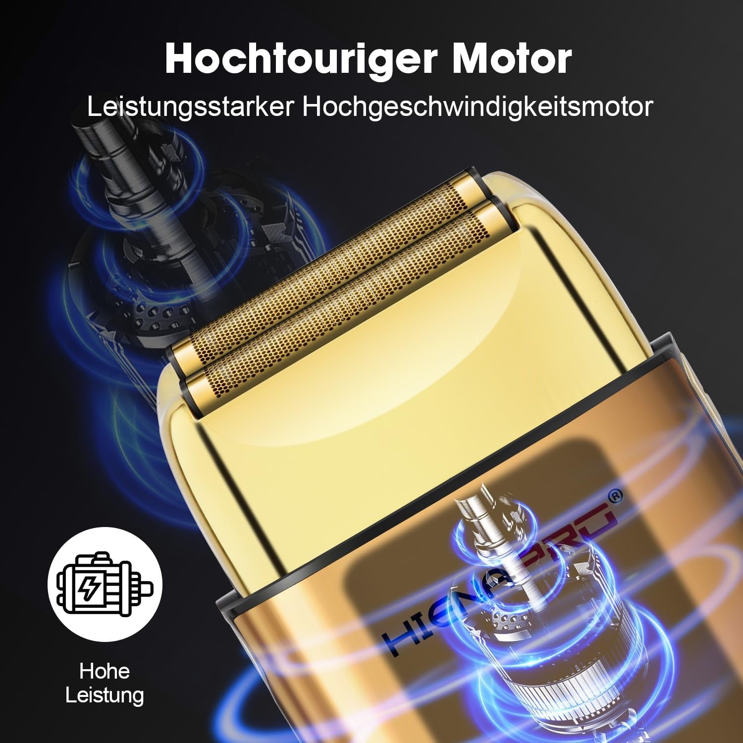 Afeitadora De Aluminio Para Hombre, Afeitadora De Viaje Para Hombre, Máquina Cero, Depiladora Para Hombre, Peluquería, Afeitadora Eléctrica, Extraíble Y Lavable, Indicador LED, USB, Dorado