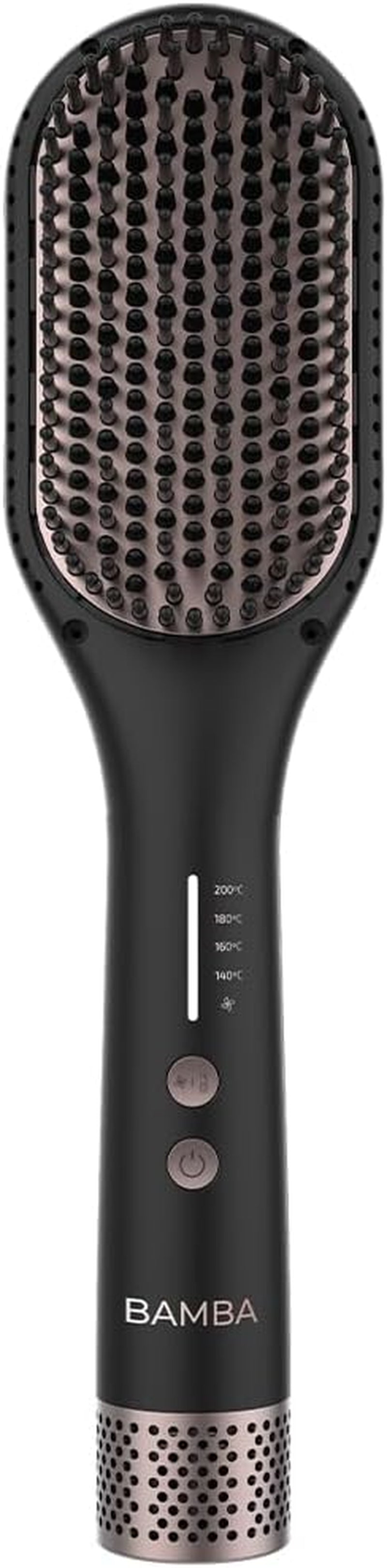 Cecotec Cepillo Alisador Con Función De Aire Bamba Instantcare Airflow. 98 W, Revestimiento De Cerámica, 4 Niveles De Temperatura, Calentamiento Rápido, Apagado Automático