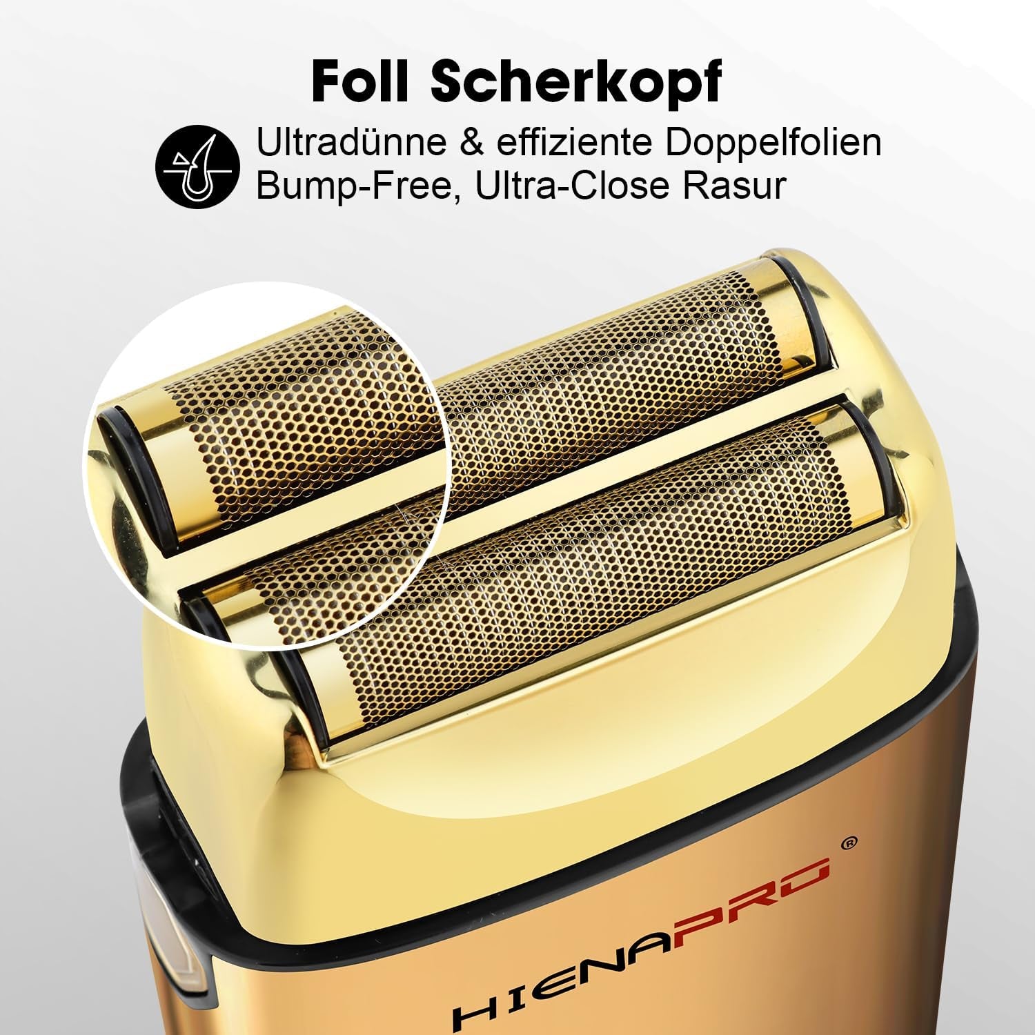 Afeitadora De Aluminio Para Hombre, Afeitadora De Viaje Para Hombre, Máquina Cero, Depiladora Para Hombre, Peluquería, Afeitadora Eléctrica, Extraíble Y Lavable, Indicador LED, USB, Dorado