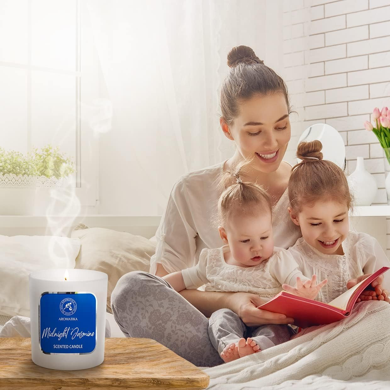 Vela Perfumada De Jazmín - Vainilla - Lavanda - Velas Perfumadas Juego 3X100G - Vela De Cera De Soja Con Natural Aceite Esencial - Extracto De Vainilla - Idea Para Cumpleaños - Aromaterapia